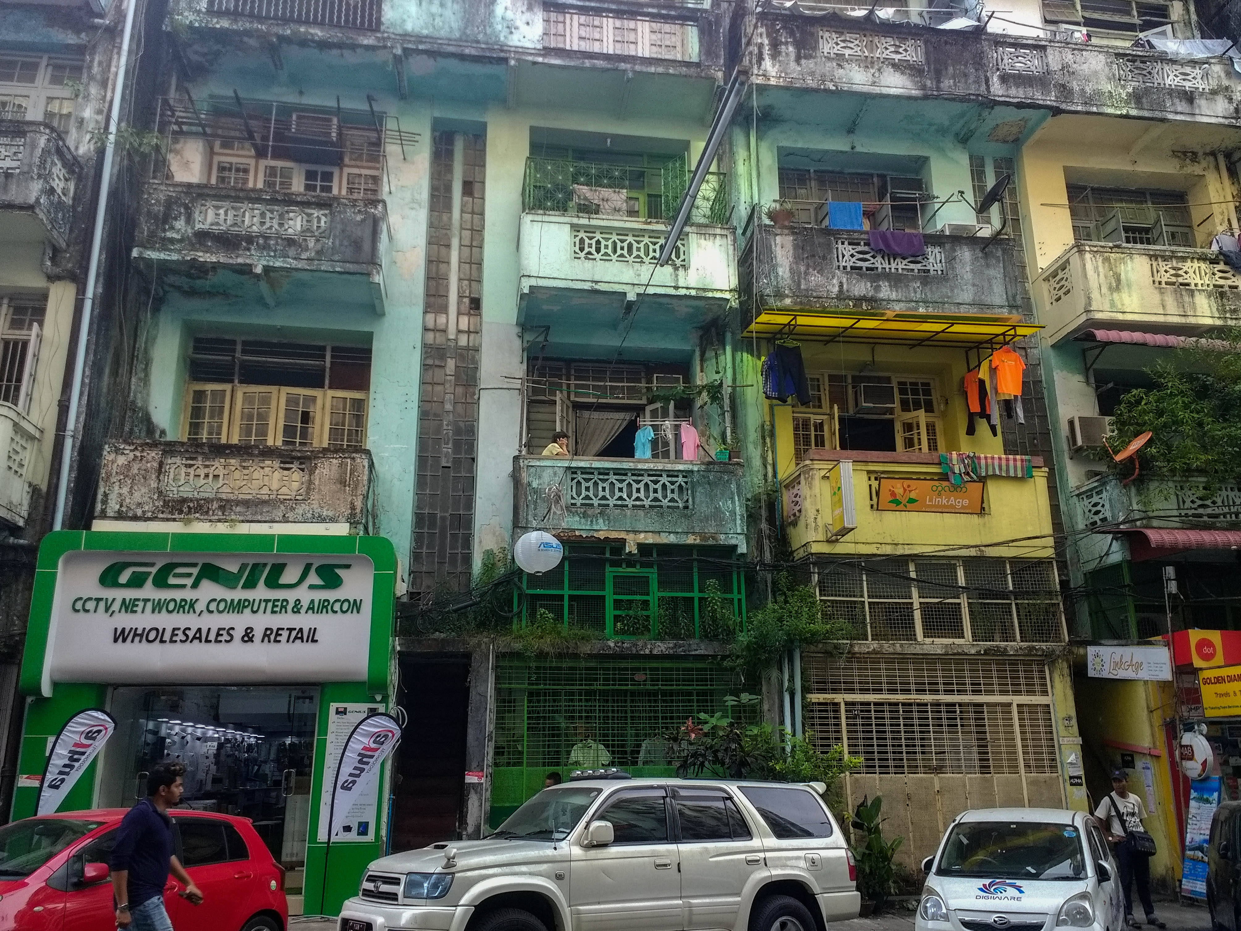 Buildings of Yangon, Myanmar
